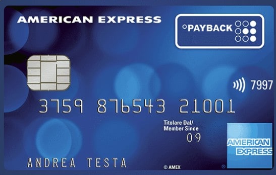 carta PAYBACK American Express